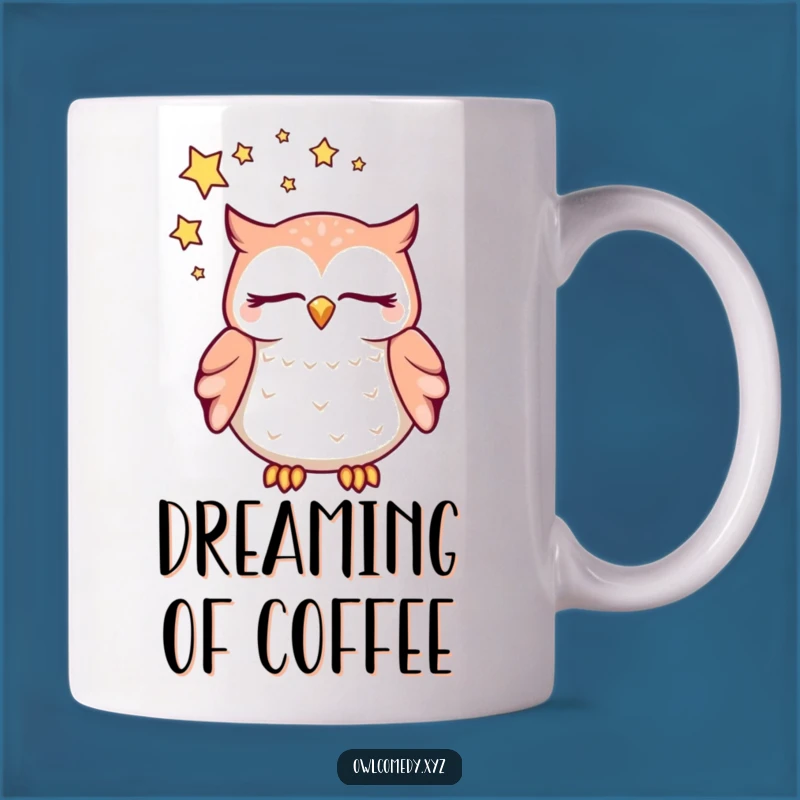 Funny Dreaming Owl Mug: Sweet Slumber, A Hilarious & Relaxing Gift!