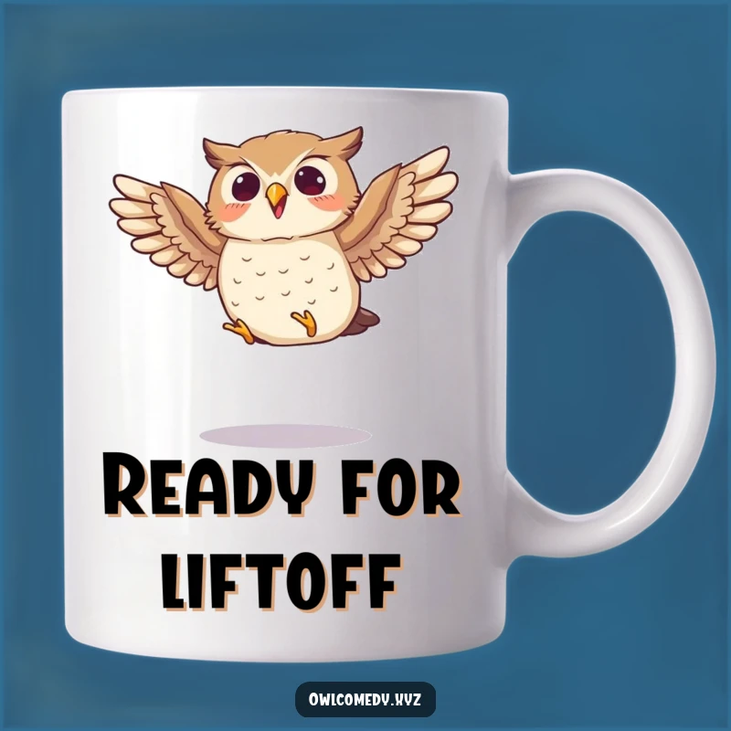 Funny Jumping Owl Mug: A Hilarious Gift for Energetic Souls!
