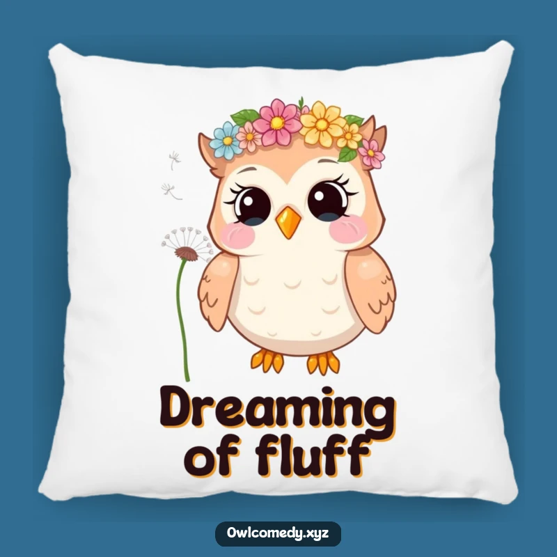 Cozy Funny Giggling Owl Pillow - Soft & Hilarious Home Decor Gift