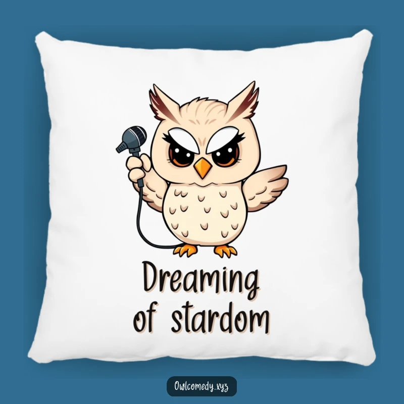 Funny Owl Pillow: Cozy Comfort for the Star Performer
