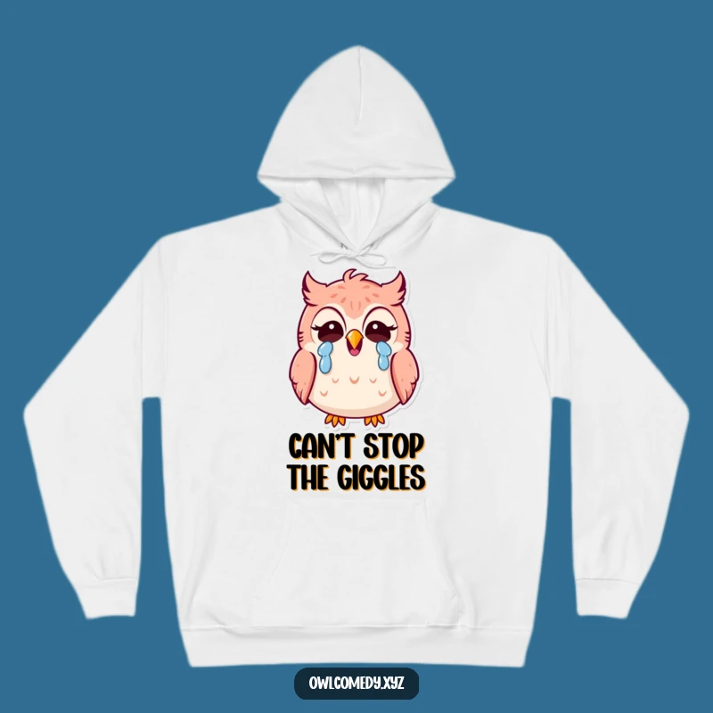 Funny Kawaii Owl Laughing Hoodie: Cozy and Hilarious Winter Wear