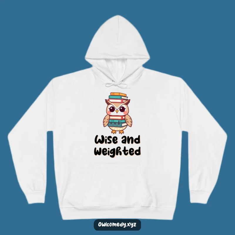Cozy Funny Kawaii Owl Hoodie - Ideal Funny Gift for Study Buddies & Owl Fans