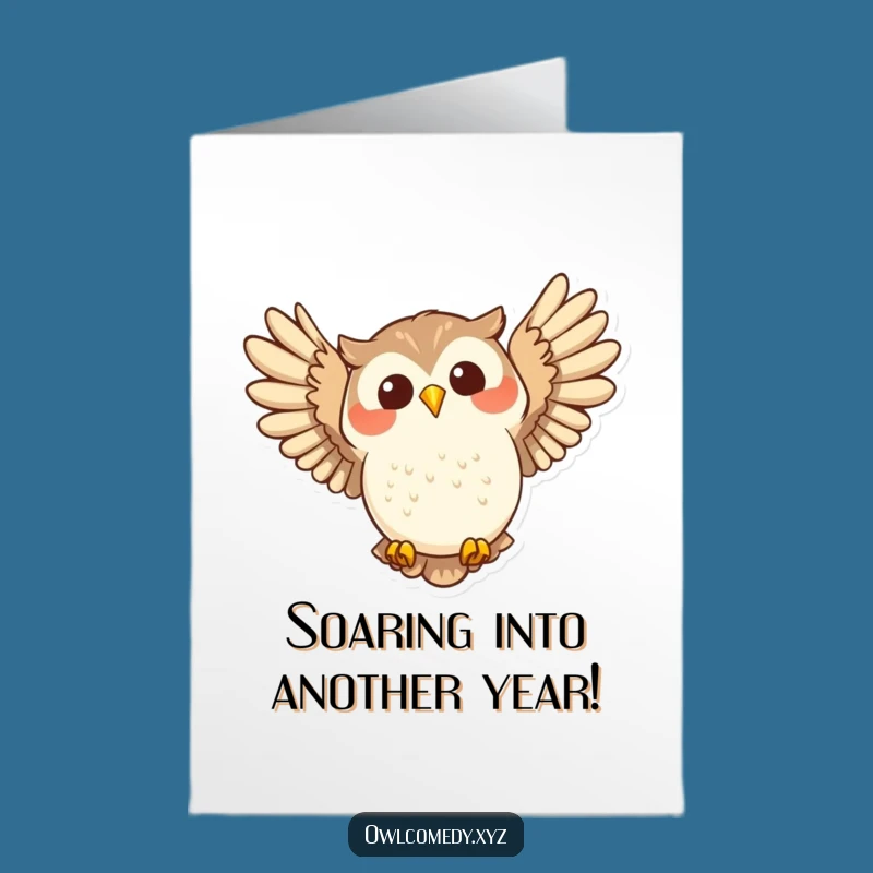 Free Printable Joyful Owl Birthday Card - Hilarious Downloadable Gift!