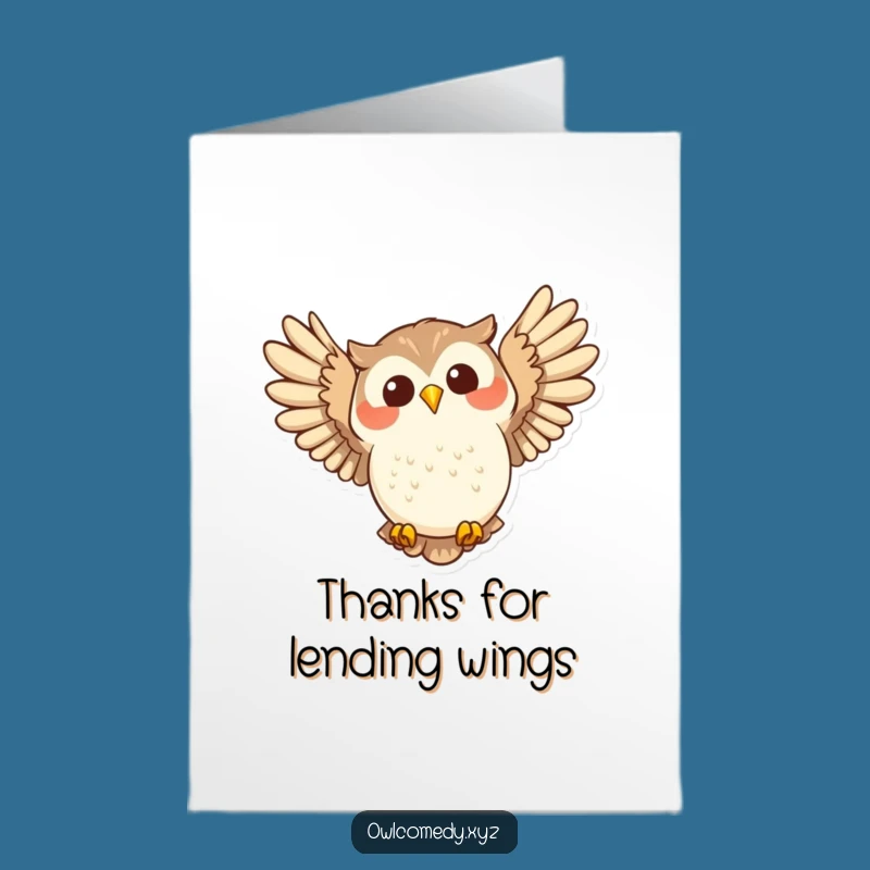 Free Printable Happy Owl Thank You Card - Hilarious Downloadable!