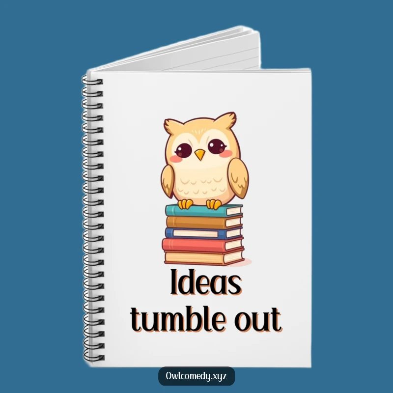 Funny Kawaii Owl Notebook - Perfect for Jotting Down Hilarious Ideas