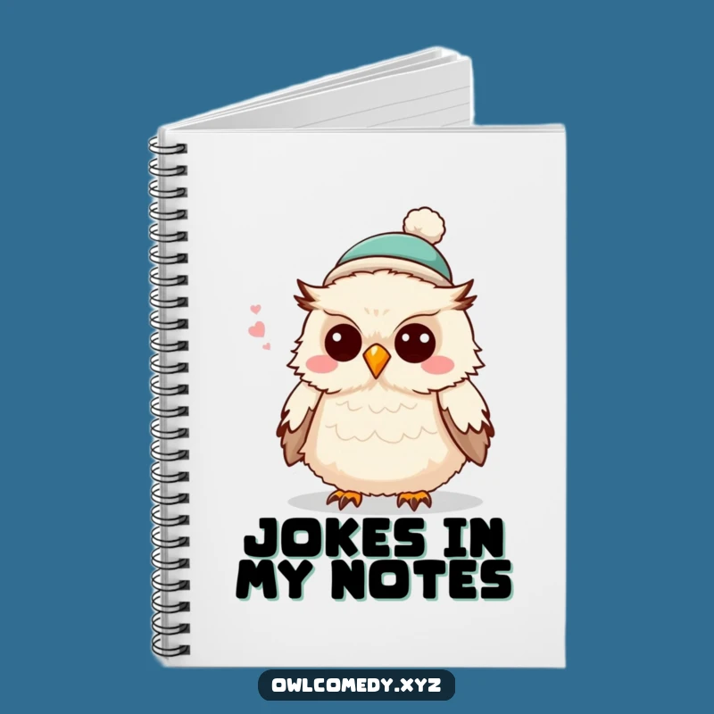 Funny Owl Joke Notebook: Fluffy Character, Perfect for Notes & Gifts!
