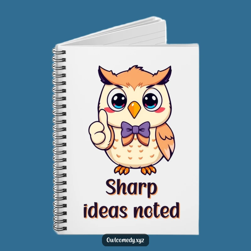 Funny Owl Thumbs Up Notebook: Dapper Character, Perfect for Notes & Gifts!