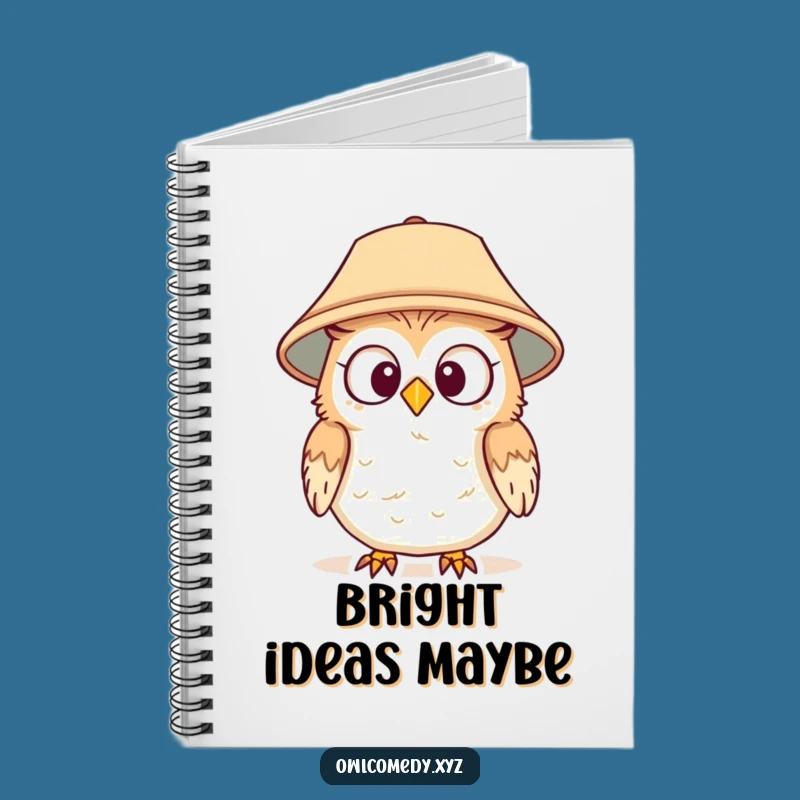Funny Surprised Owl Notebook - Hilarious Notes & Party Ideas