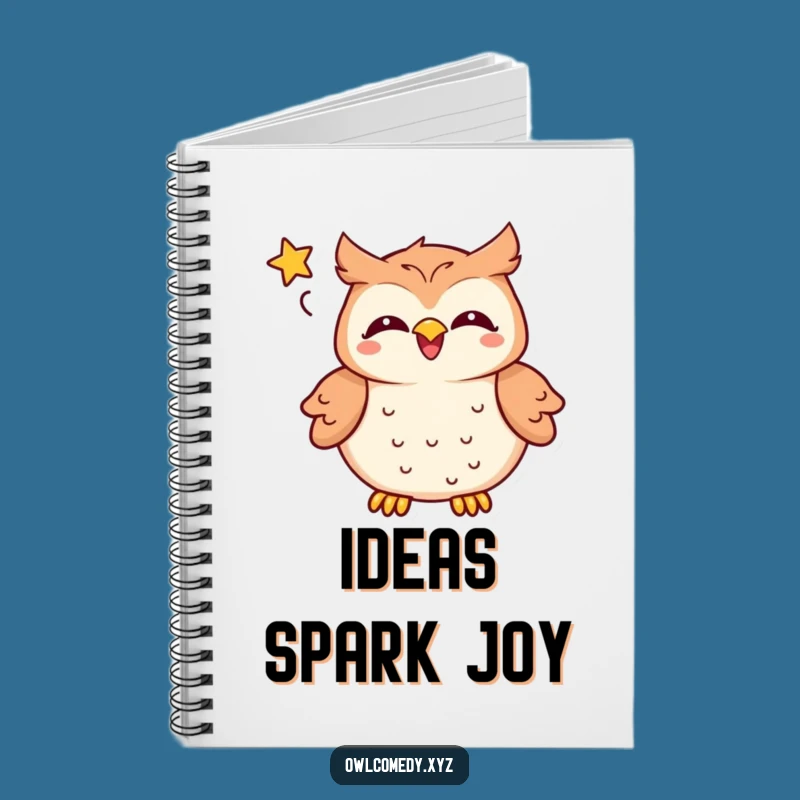 Funny Kawaii Owl Notebook: Jot Down Laughs and Ideas