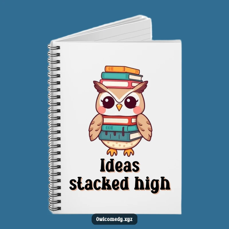 Funny Kawaii Owl Notebook - Perfect Funny Gift for Students & Journalers