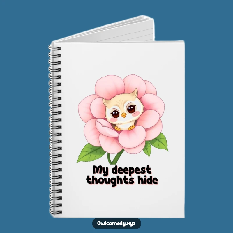 Funny Shy Owl Notebook: Blush & Write, A Hilarious Journal for Thoughts!
