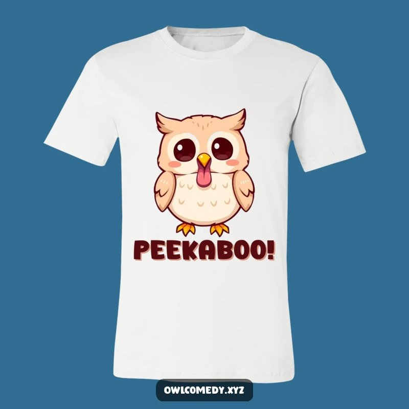 Funny Kawaii Owl Tongue Out T-Shirt - Playful & Quirky Gift for All