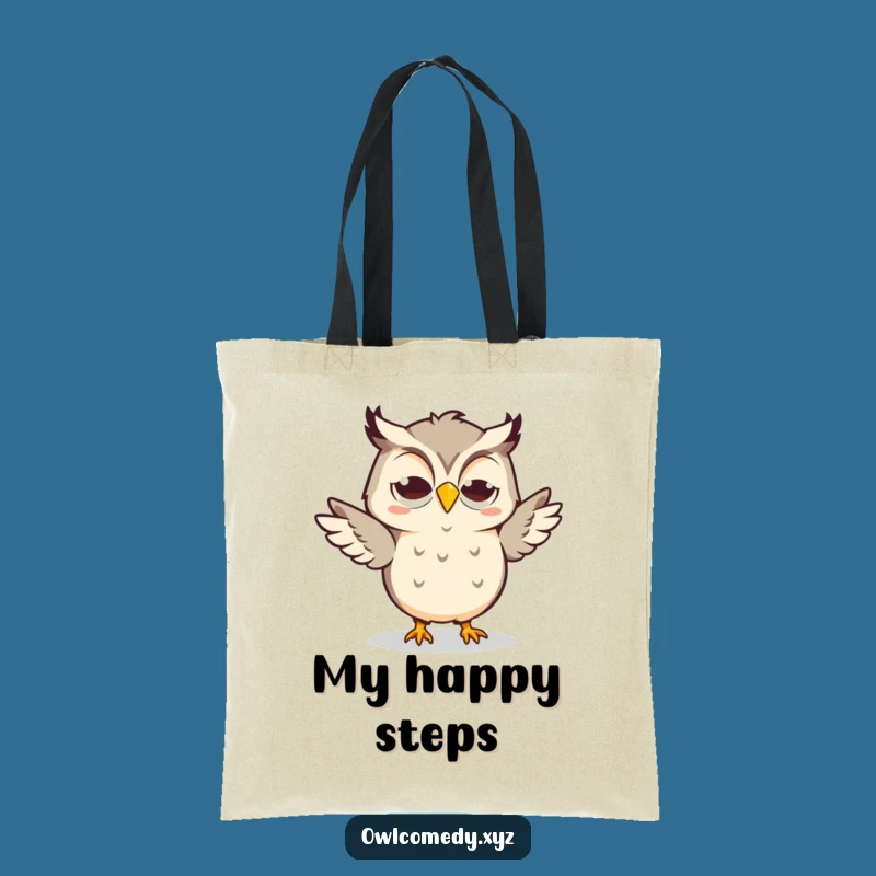 Funny Kawaii Owl Tote Bag - Silly Dance Design, Stylish and Funny Gift Accessory